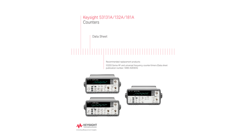 53131A/132A/181A Counters